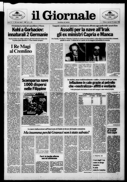 Il giornale : quotidiano del mattino